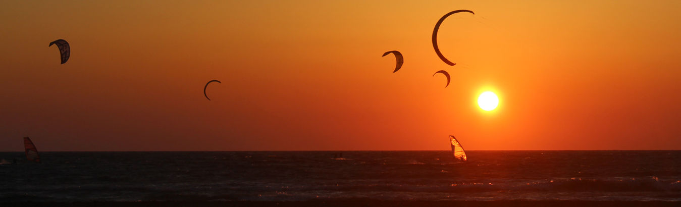 Kiten und Windsurfen auf Rhodos