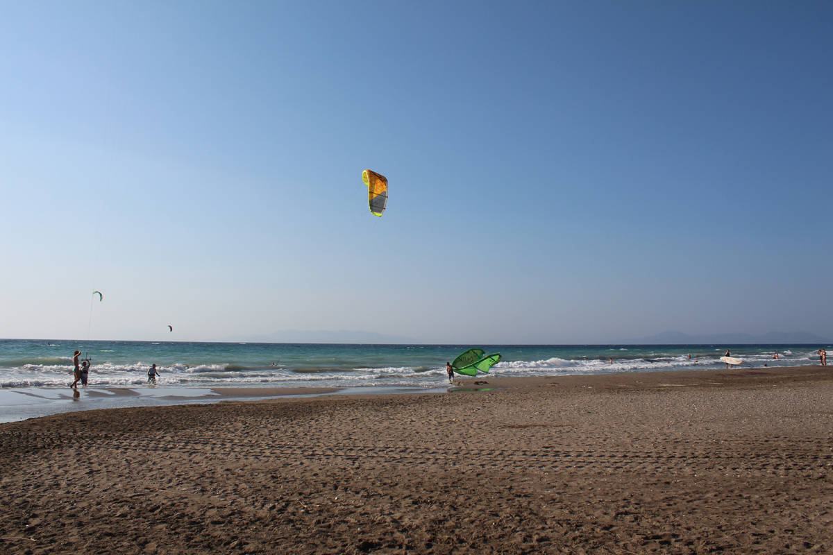 Kitesurfen in Fanes - Rhodos