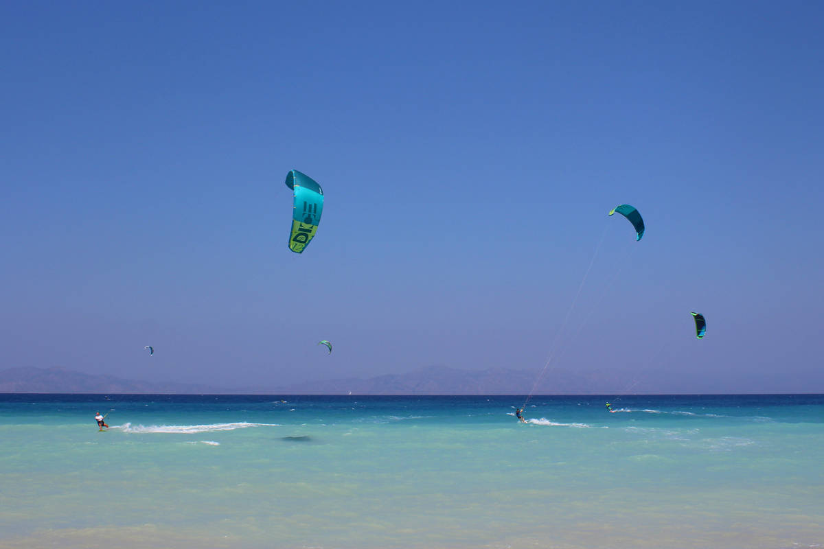 kitesurfing in Kremasti - Rhodos